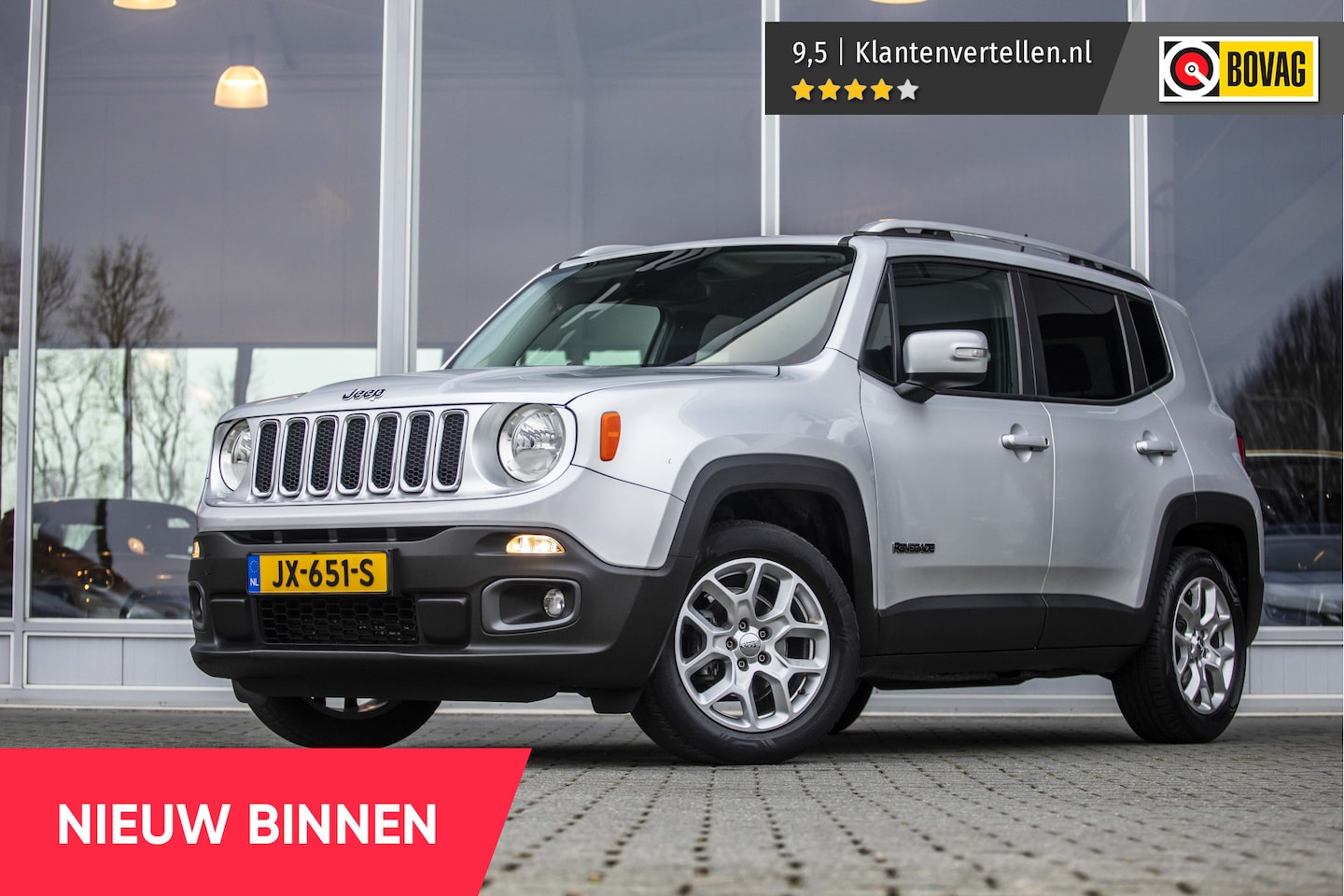 Jeep Renegade - 1.4 MultiAir Limited | Trekhaak | NL Auto | Navi - AutoWereld.nl