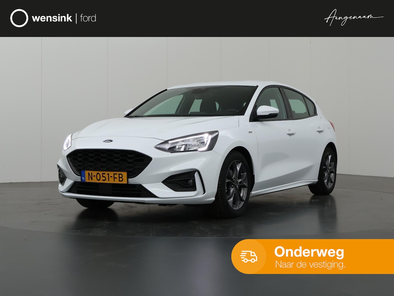 Ford Focus - 1.0 EcoBoost Hybrid ST Line Business | Trekhaak | Navigatie | Parkeercamera | Parkeersenso - AutoWereld.nl