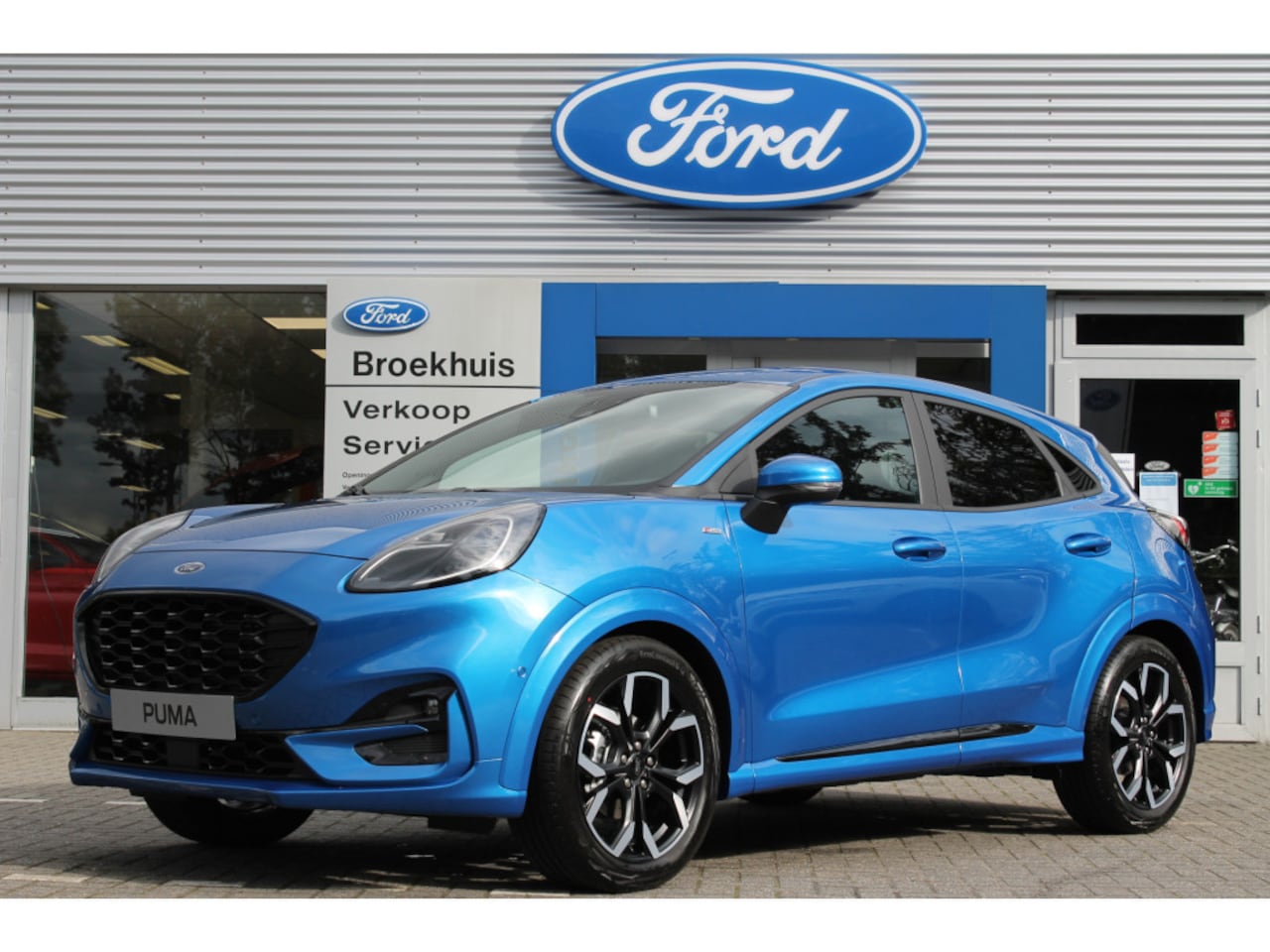 Ford Puma - 1.0EB 155PK HYBRID ST-LINE X | NL-AUTO! | 1E EIGENAAR! | LEDER/STOF | NAVI | CAMERA | CLIM - AutoWereld.nl