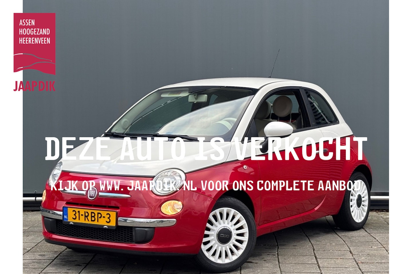 Fiat 500 - BWJ 2011 | 1.2 Pop AUTOMAAT | AIRCO | CRUISE | LICHTMETAAL | EL. PAKKET | RADIO/CD | - AutoWereld.nl