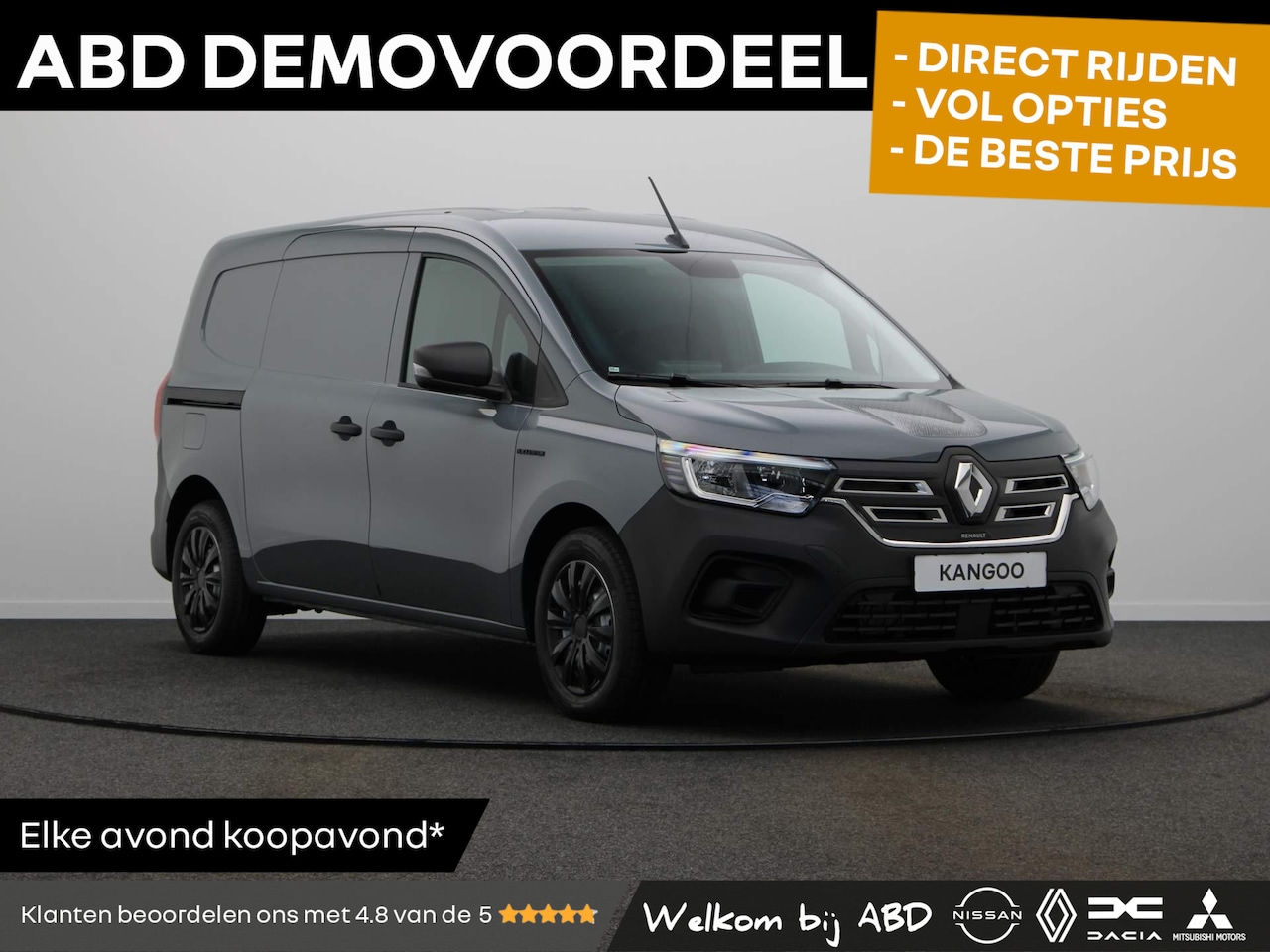 Renault Kangoo E-Tech - Advance L2 22 kW 44 kWh | Quick Charge (80kW DC) | Navigatiesyteem incl. Apple carplay & A - AutoWereld.nl