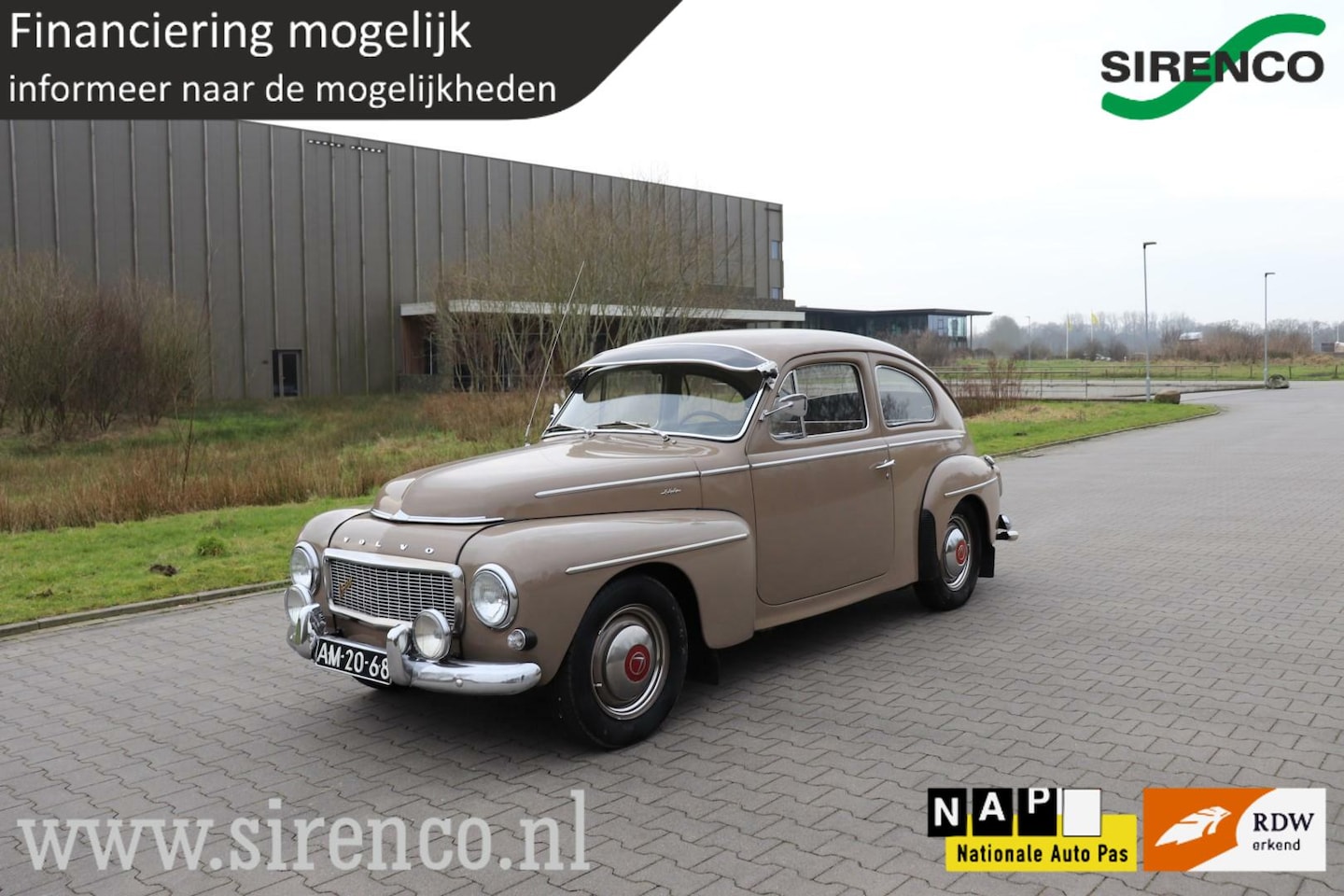 Volvo PV544 - B18 kattenrug zeer mooie verschijning inclusief karretje ideale road trip cruiser! blikvan - AutoWereld.nl