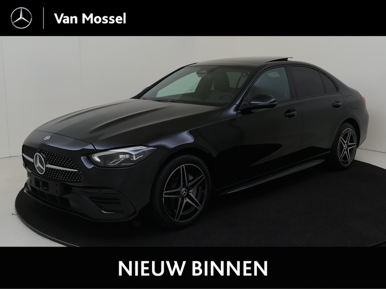 Mercedes-Benz C-klasse - 300e Star Edition - AMG Line - Nightpakket - Panoramadak - Distronic - Stuurverwarming - - AutoWereld.nl