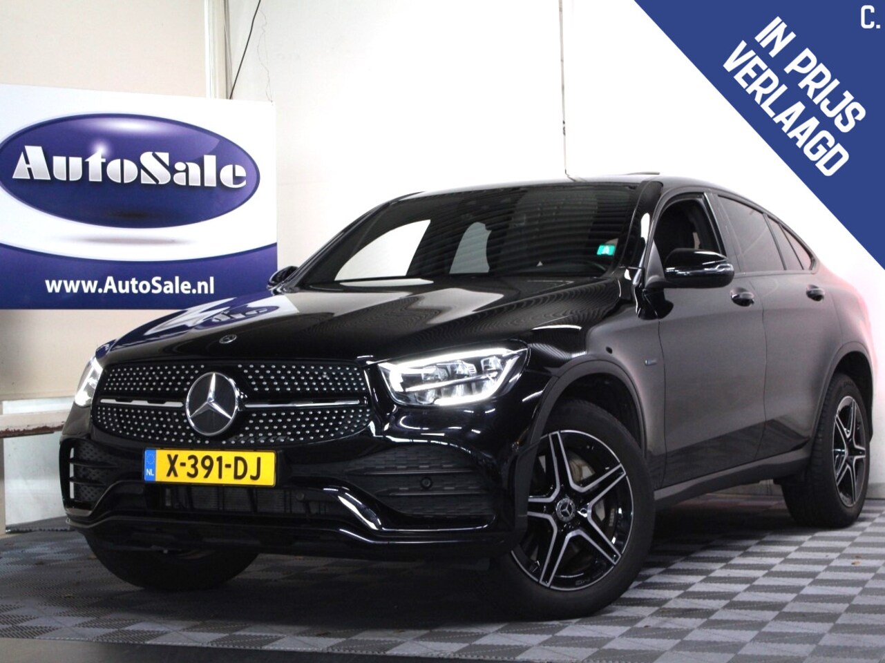 Mercedes-Benz GLC-klasse Coupé - 300e 4MATIC AMG CARPLAY HUD DAK ACC VIRTUAL SFEER '21 - AutoWereld.nl