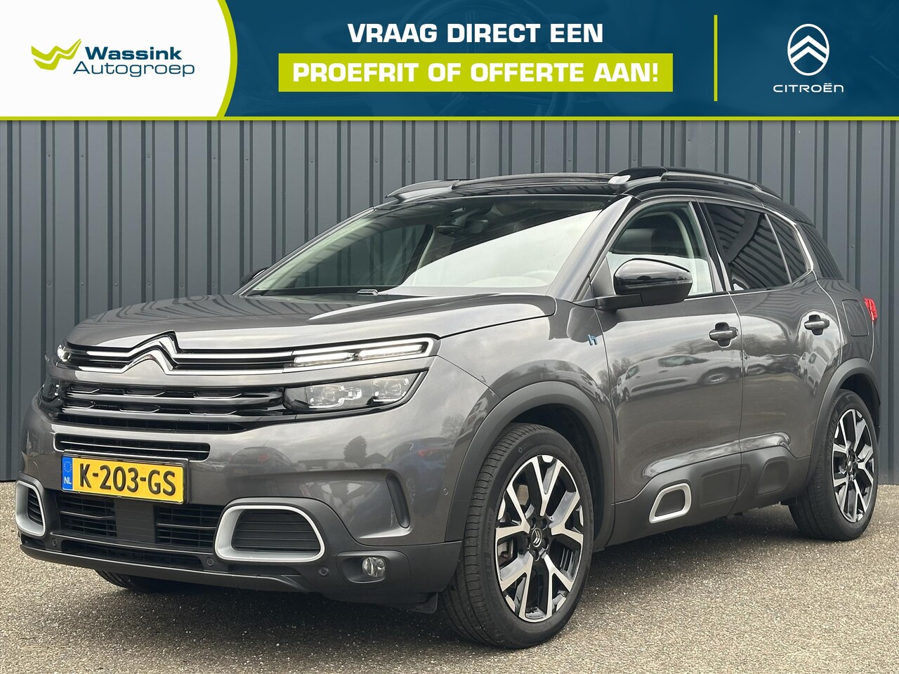 Citroën C5 Aircross - 1.6 Hybrid 225pk Shine Automaat | Trekhaak I Schuif/Kanteldak I Cushion Vering | 8 Inch To - AutoWereld.nl