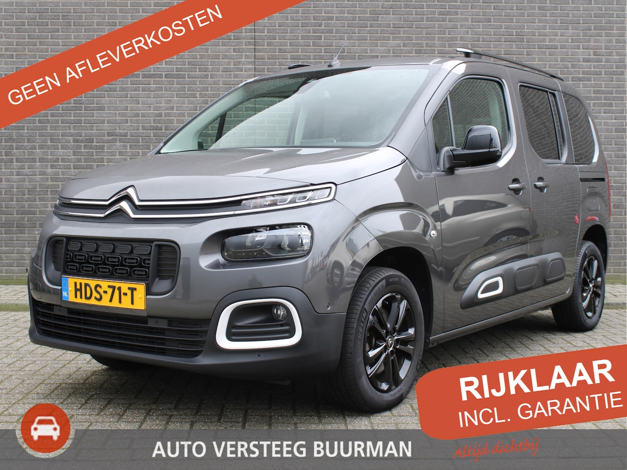 Citroën Berlingo - 1.2 PureTech Shine Automaat Cruise/Climate control, Camera, Apple carplay/Android auto, LM - AutoWereld.nl