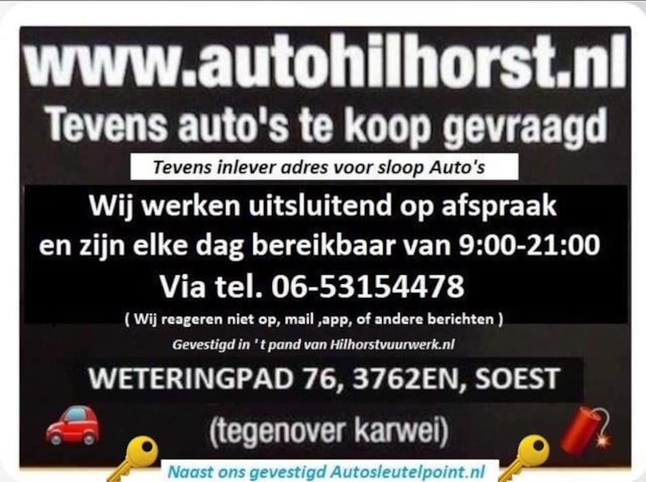 Chevrolet Matiz - 0.8 Breeze ( Auto Hilhorst, wij werken uitsluitend via telefonische afspraak, elke dag van - AutoWereld.nl