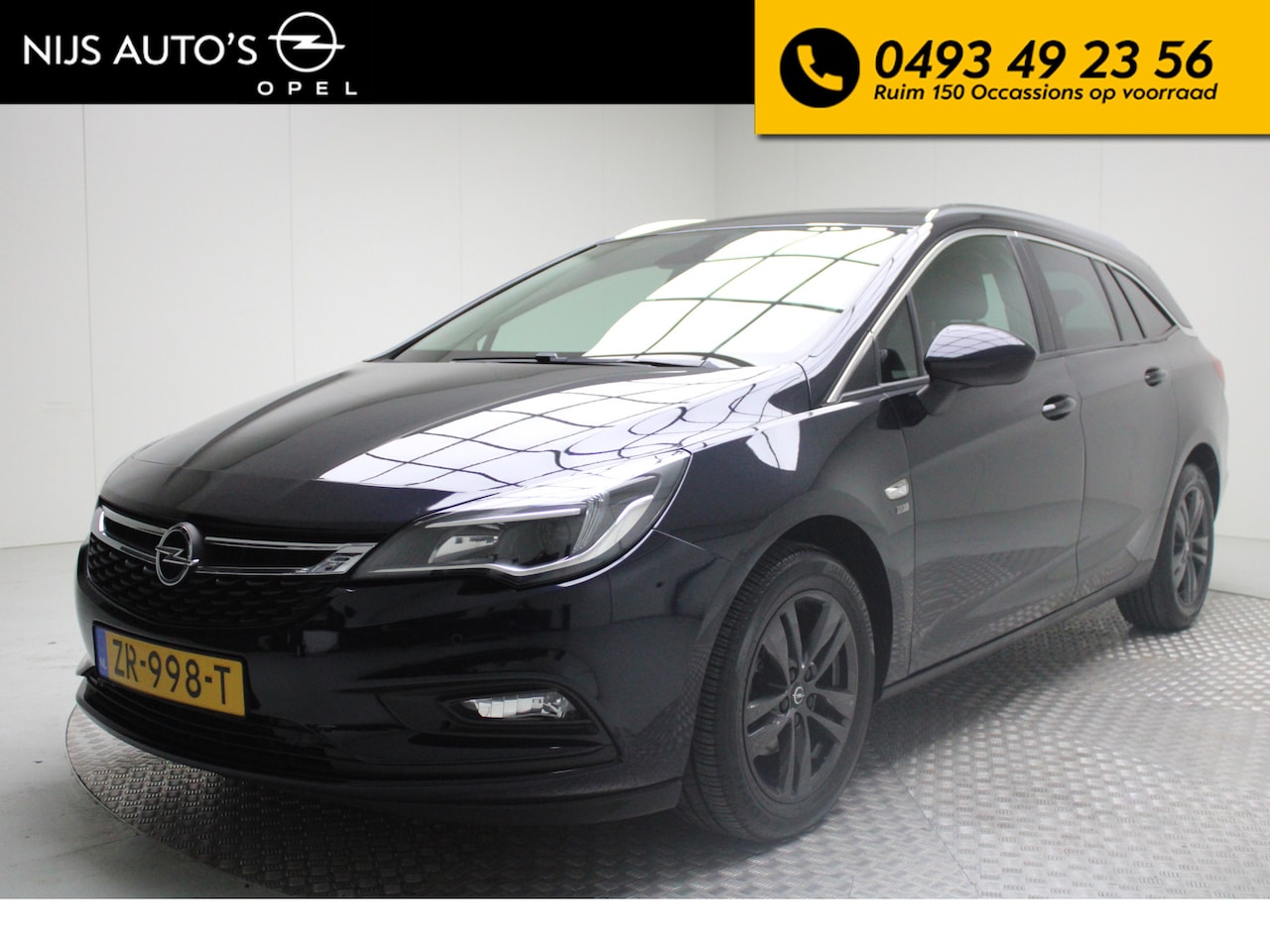 Opel Astra Sports Tourer - 1.4 Turbo 120 Jaar Edition | Automaat | Trekhaak | Stoel+stuurverwarming | Schuif/kantelda - AutoWereld.nl