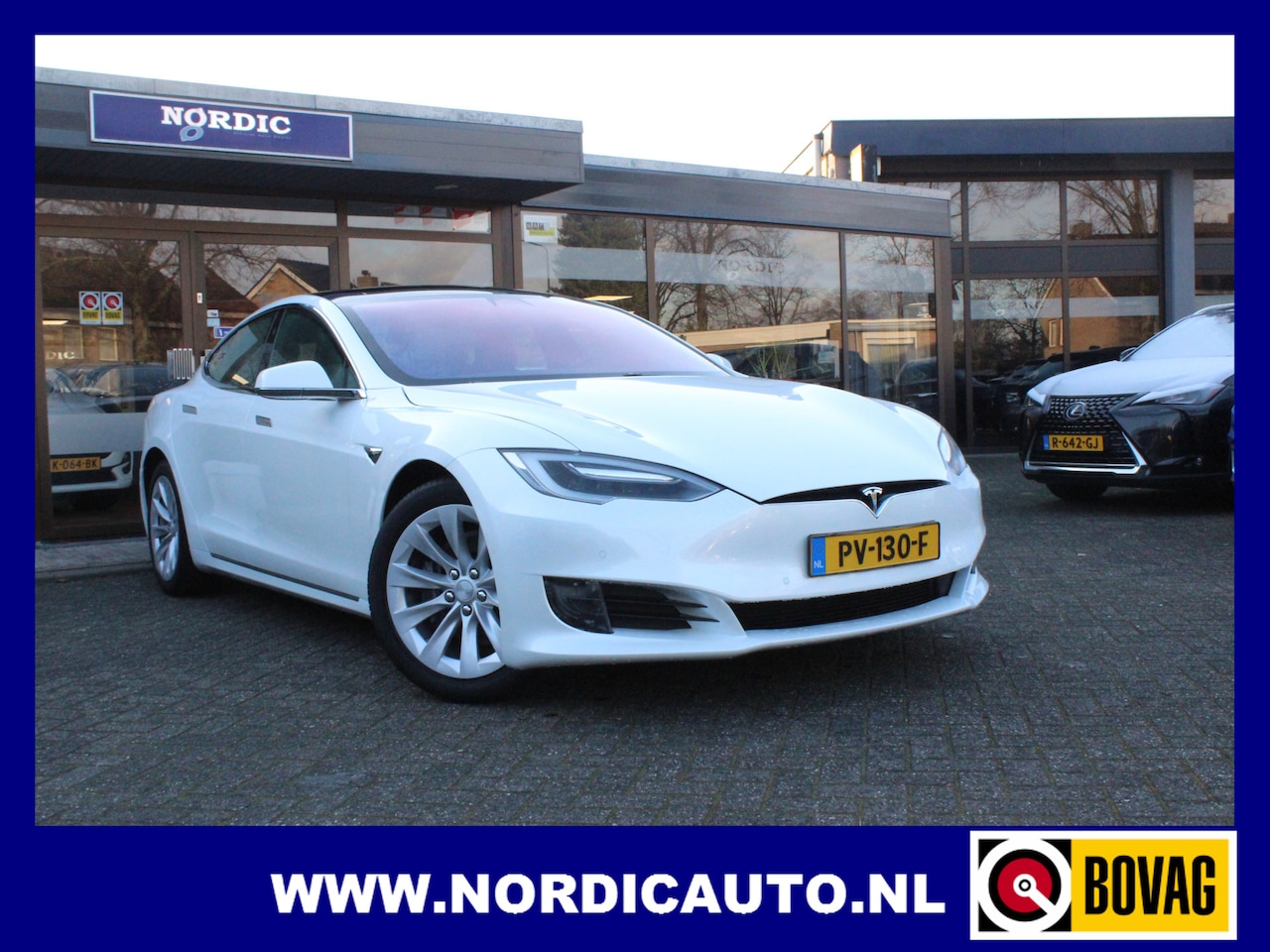 Tesla Model S - 75 / INCL BTW / NAVIGATIE / PANORAMADAK /ADD. CRUISE / AUTOPILOT 2.0 - AutoWereld.nl