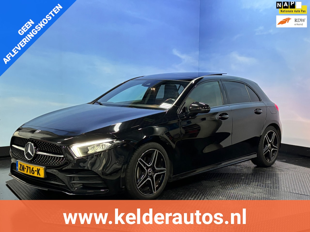 Mercedes-Benz A-klasse - 180 Business Solution AMG Night Upgrade Panorama Dak | Clima | Navi | Camera | Cruise - AutoWereld.nl