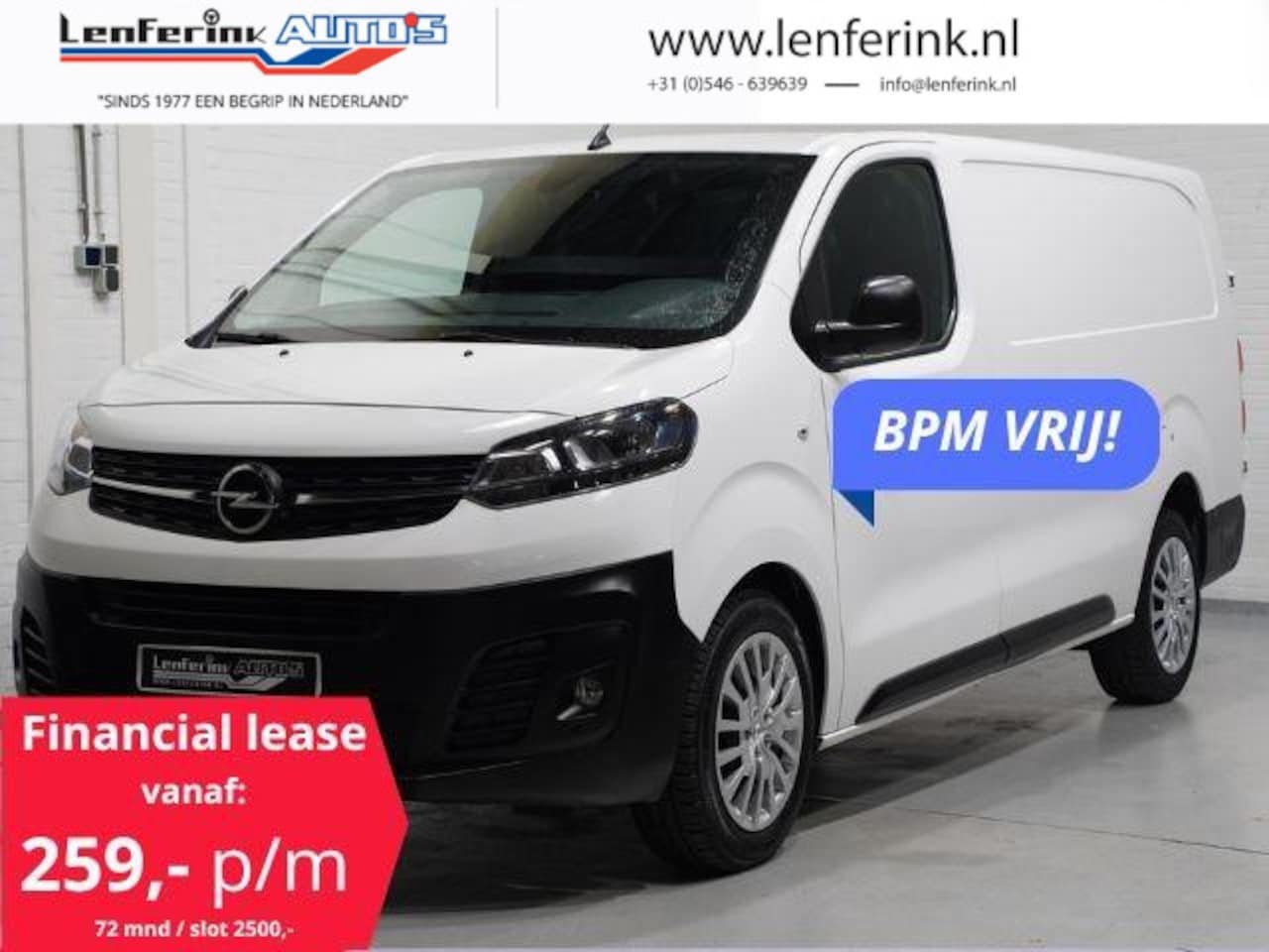 Opel Vivaro - 2.0 CDTi 122 pk L3H1 Airco, 2-Zits Apple Carplay, Cruise Control, Laadruimte Pakket, PDC V - AutoWereld.nl