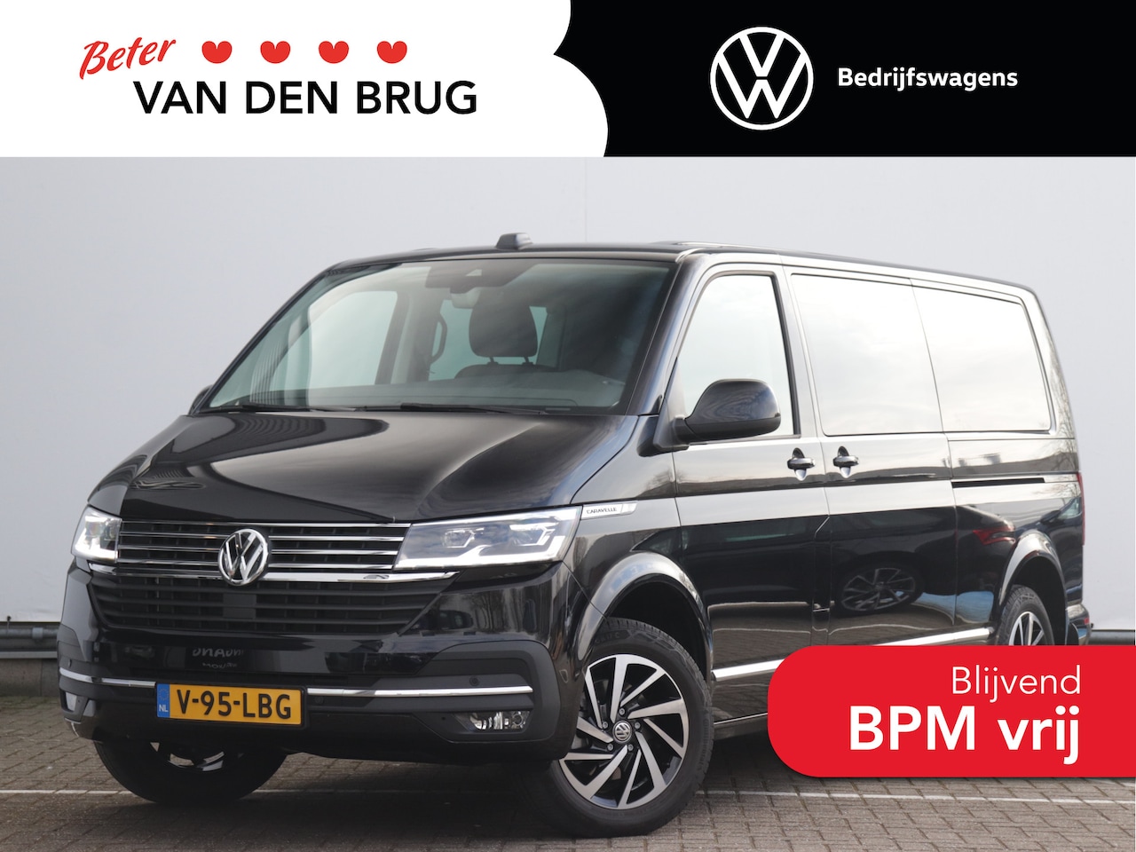 Volkswagen Transporter Caravelle - 2.0 TDI L2H1 30 150pk DSG | 2x Elek. schuifdeur | Leder | Dodehoekdetectie | LED | Stoelve - AutoWereld.nl