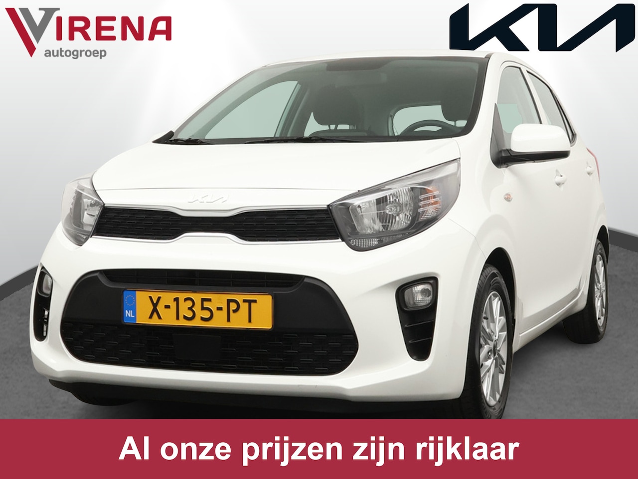 Kia Picanto - 1.0 DPi DynamicLine - Airco - Android/Apple Carplay - Cruise Control - Lichtmetalen Velgen - AutoWereld.nl