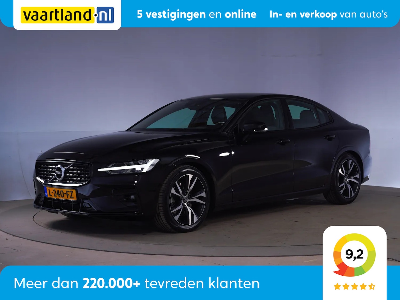 Volvo S60 - 2.0 B4 197pk R-Design Aut. [ Harman/Kardon Leder Stoelverwarming ] - AutoWereld.nl