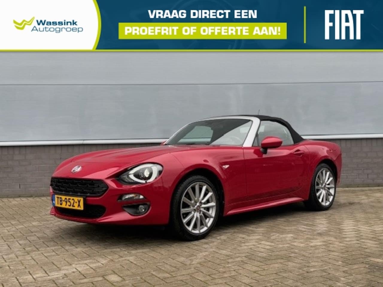 Fiat 124 Spider - 1.4 MultiAir Turbo 16v 140pk Lusso | Bose Audio | Achteruitrij Camera | Parkeersensoren | - AutoWereld.nl