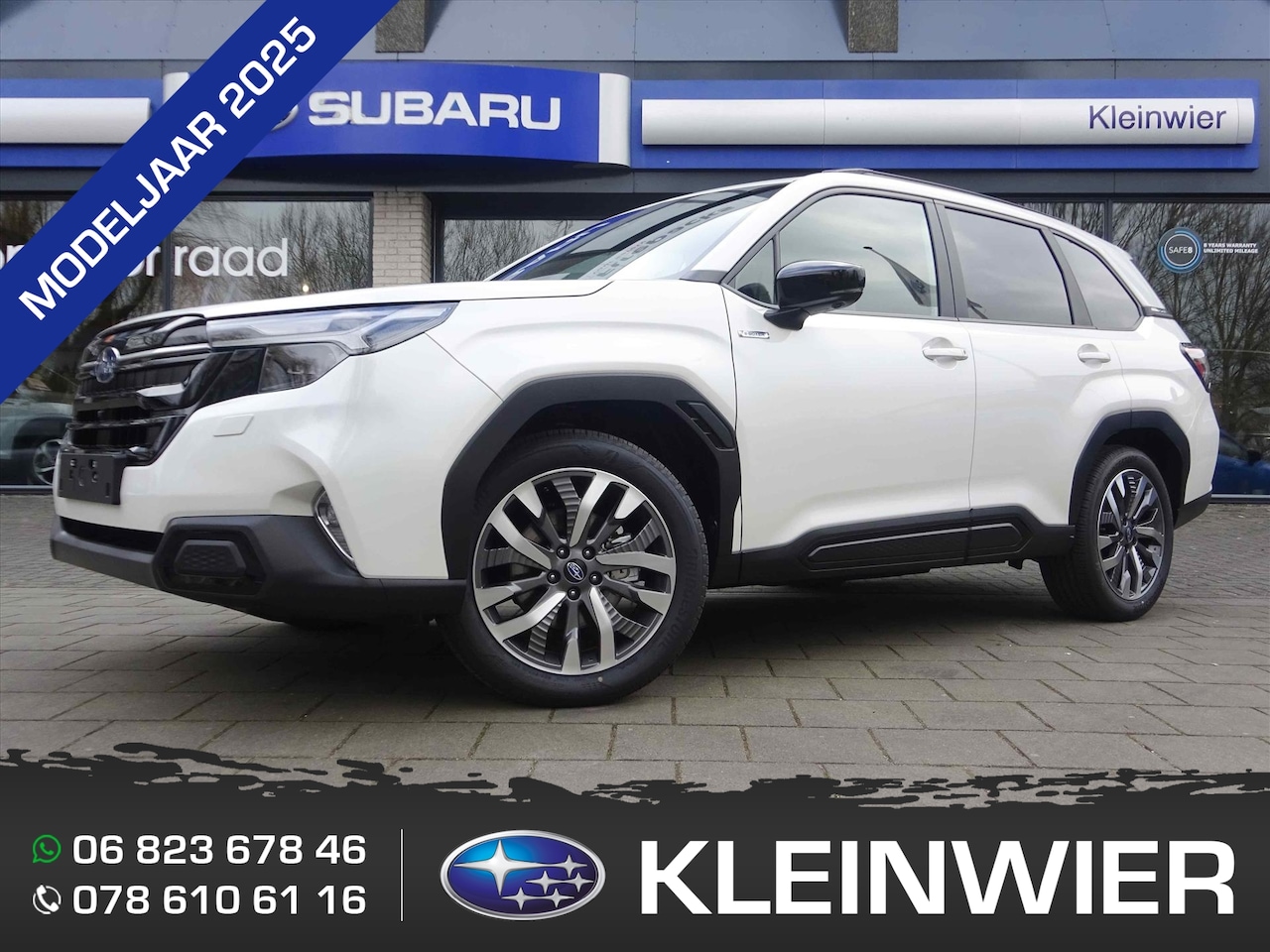 Subaru Forester - Premium E-BOXER Crystal White Pearl | Modeljaar 2025 | 8 jaar volledige garantie - AutoWereld.nl