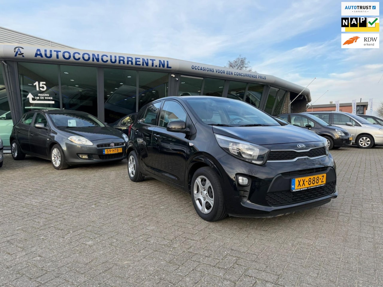 Kia Picanto - 1.0 CVVT EconomyPlusLine 1.0 CVVT EconomyPlusLine, Nieuwe APK, Airco, Inruil mogelijk. - AutoWereld.nl