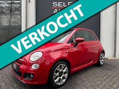 Fiat 500 C - 0.9 TwinAir 500 Sport Cabrio NAP Airco/Leder/PDC/Bluetooth/Elekt Ramen/Elekt Spiegels/16 I