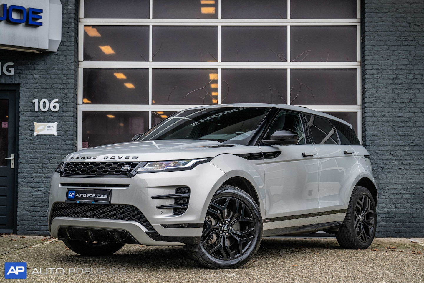 Land Rover Range Rover Evoque - 1.5 P300e AWD R-Dynamic SE Pano, LM20, Meridian, Leder, Head-Up,Black Line, - AutoWereld.nl