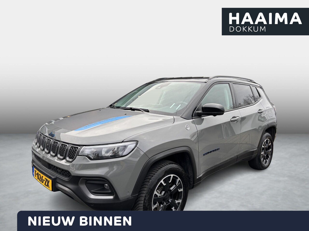 Jeep Compass - 4xe 240 Plug-in Hybrid Electric Trailhawk |Camera | Navigatie | Leder | Alpine Sound Syste - AutoWereld.nl