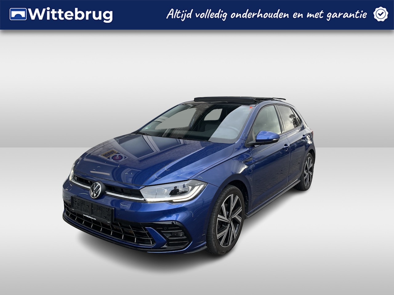 Volkswagen Polo - 1.0 TSI R-Line / 2X R-LINE/ AUTOMAAT/ PANO/ KEYLESS/ DIGITAL DASH/ CLIMA/ STOELVERWARMING/ - AutoWereld.nl