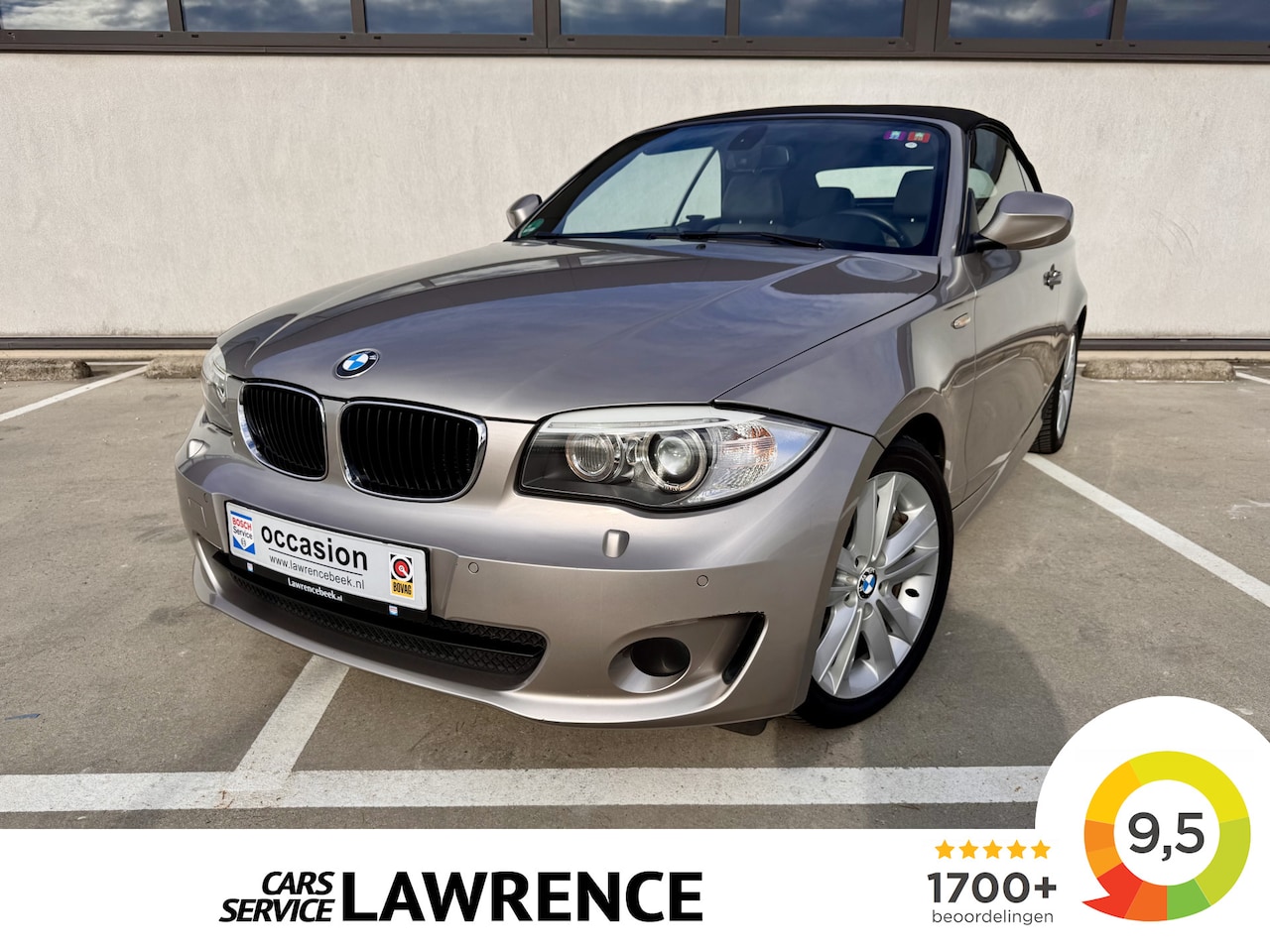 BMW 1-serie Cabrio - 120i High Executive | Leer | Standkachel | Navi | Als nieuw | % Bovag Occasion Partner % - AutoWereld.nl