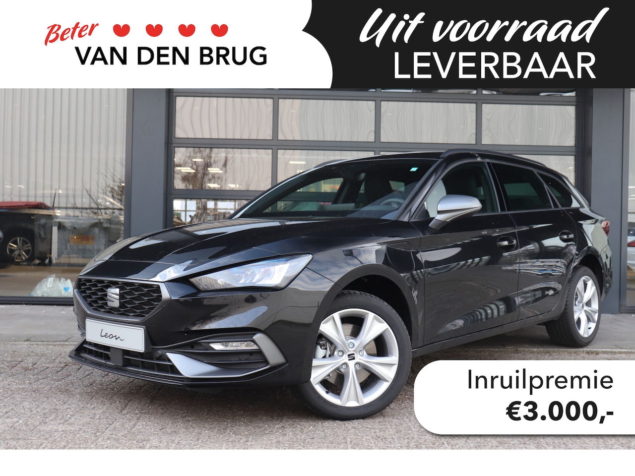 Seat Leon Sportstourer - 1.5 TSI e-Hybrid 204pk FR PHEV First Edition | 130KM Elektrische Actieradius | Adaptieve C - AutoWereld.nl