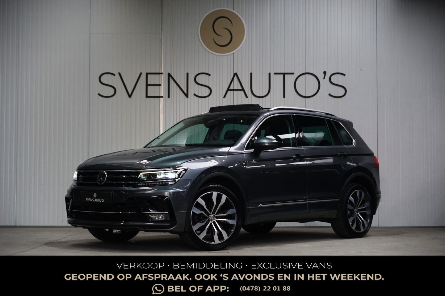 Volkswagen Tiguan - 2.0 TSI 180pk 4Motion R-Line Panodak|DynAudio|Trekhaak|Matrix LED|20" - AutoWereld.nl