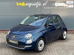 Fiat 500 - 0.9 TwinAir Turbo Lounge *pano *airco *blauw metal