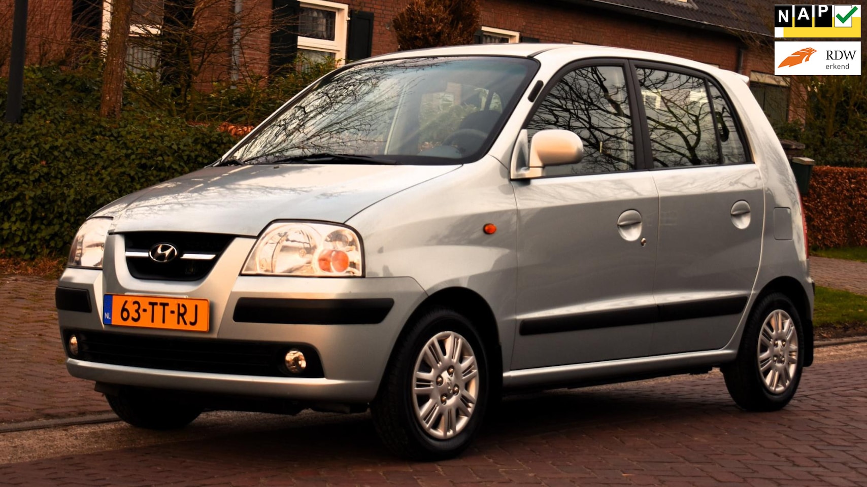 Hyundai Atos - 1.1i Dynamic 5 DEURS MET 71.256 KM NAP UNIEK zeer mooi APK 31 Jan 2026 - AutoWereld.nl