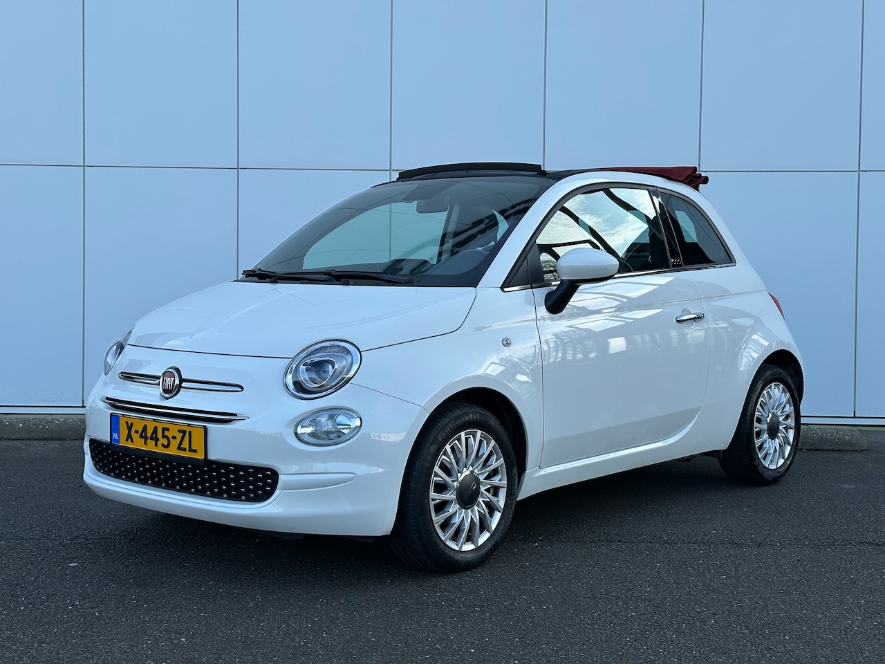 Fiat 500 - 1.2 Star Cabrio - Parelmoer - Carplay - AutoWereld.nl