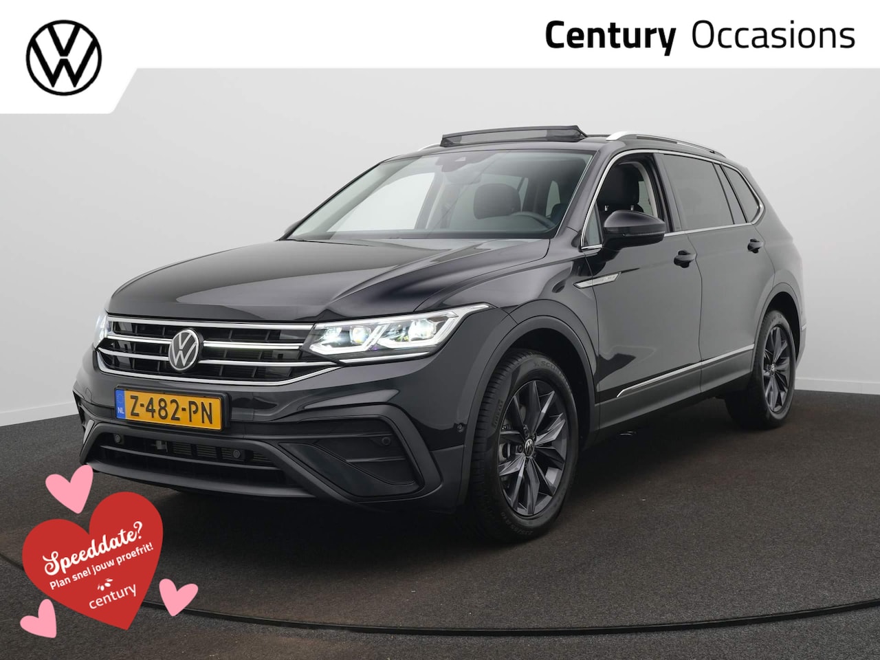 Volkswagen Tiguan Allspace - 1.5 TSI Life Business 7p. Panoramadak - Camera - Trekhaak - Navigatie - 7 Zits - AutoWereld.nl