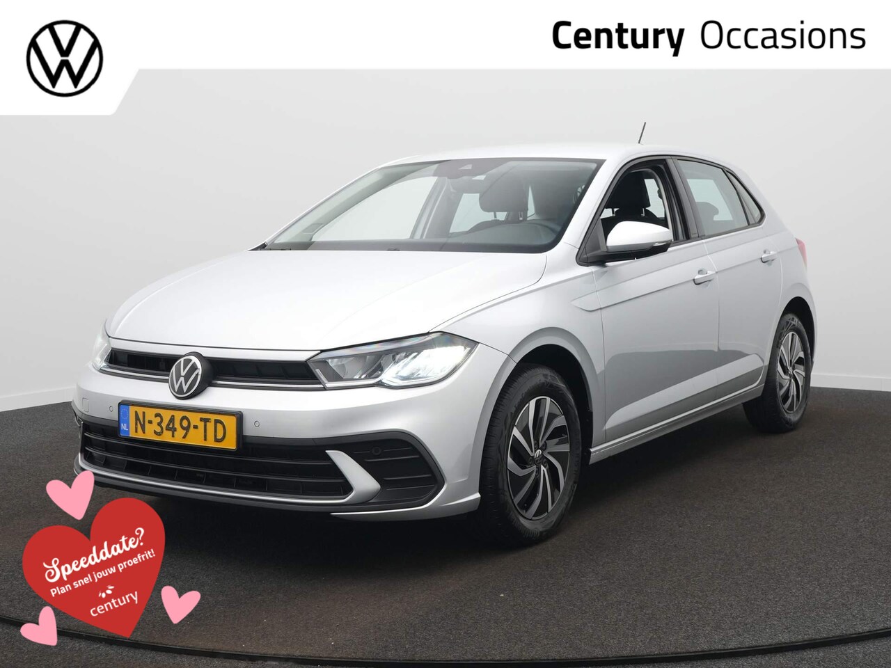 Volkswagen Polo - 1.0 TSI Life / Adap. Cruise / LED / Carplay / Sensoren - AutoWereld.nl