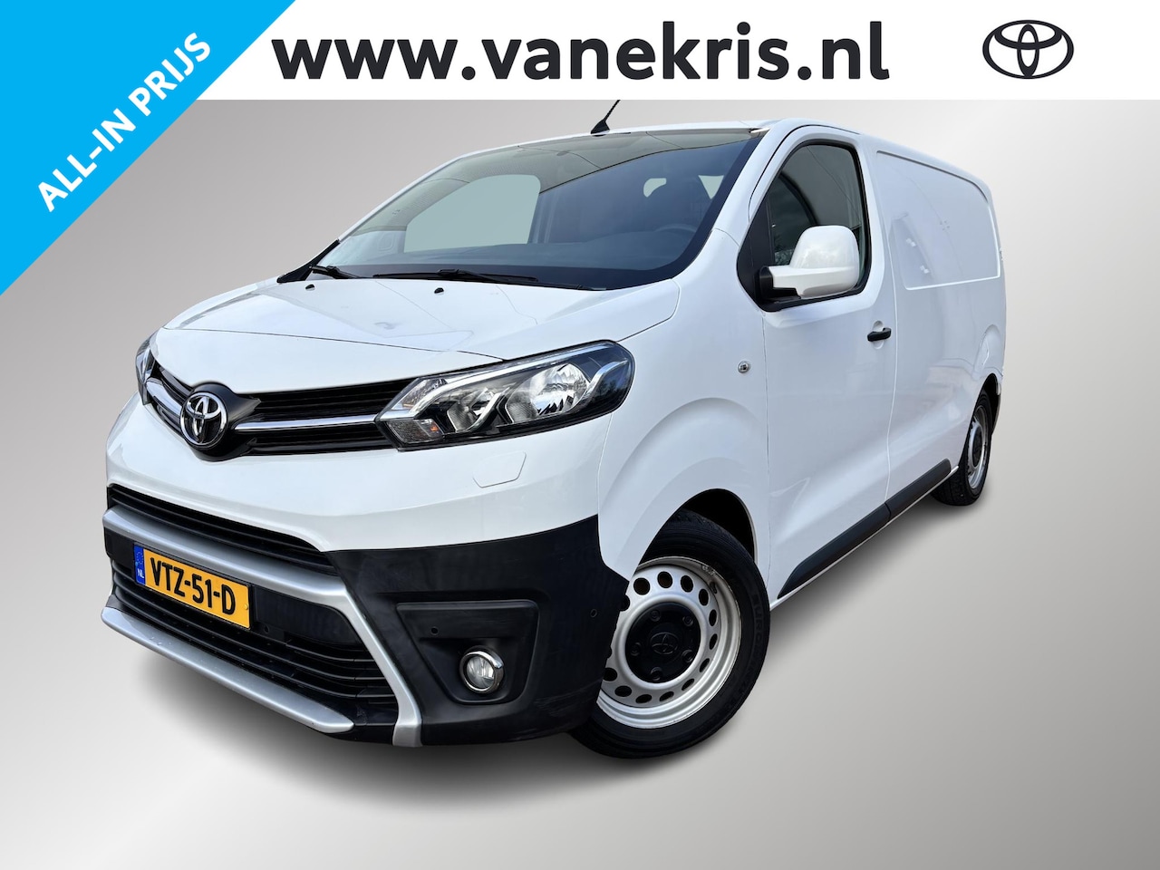 Toyota ProAce Worker - 1.6 D-4D Cool Comfort Parkeersensoren,Trekhaak , Dodehoek detectie, Airco, 6 bak - AutoWereld.nl