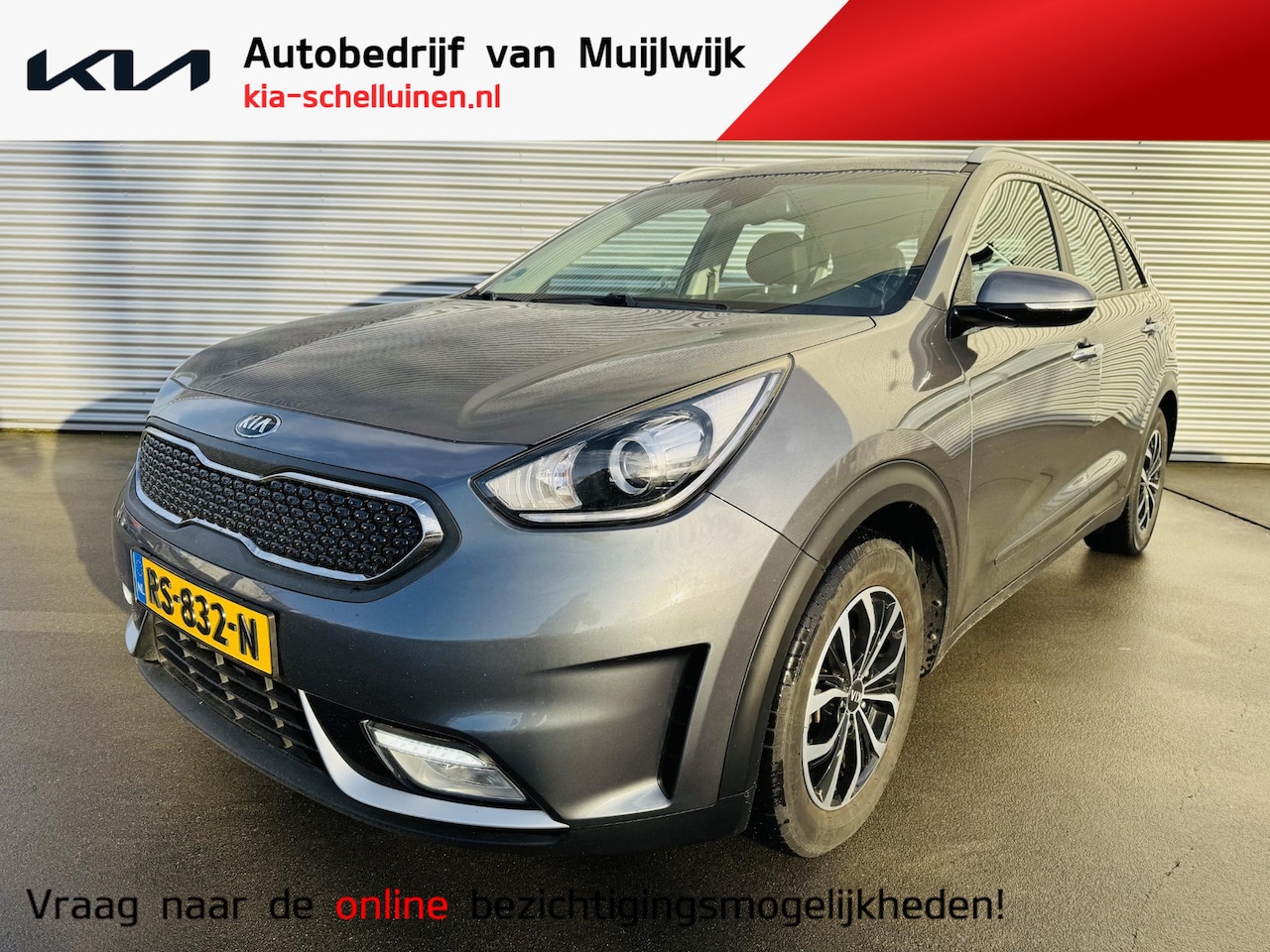 Kia Niro - 1.6 GDi Hybrid DynamicLine Trekhaak | Navi | Cruise | Clima - AutoWereld.nl