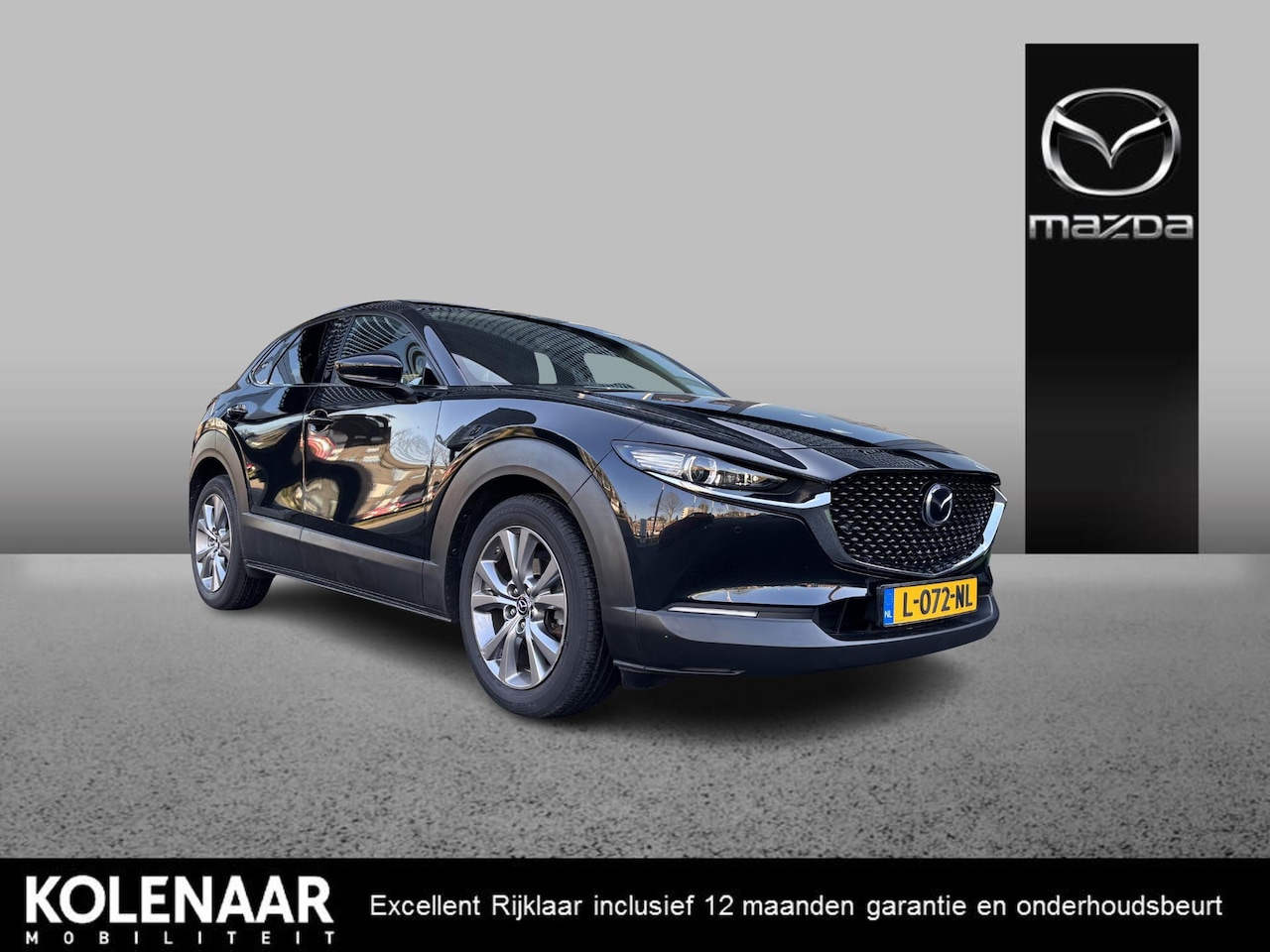 Mazda CX-30 - Automaat 2.0 e-Sky-X 186 Luxury /Dealeronderhouden/Schuifdak/Navi/HUD/Keyless/ECC/Adaptive - AutoWereld.nl