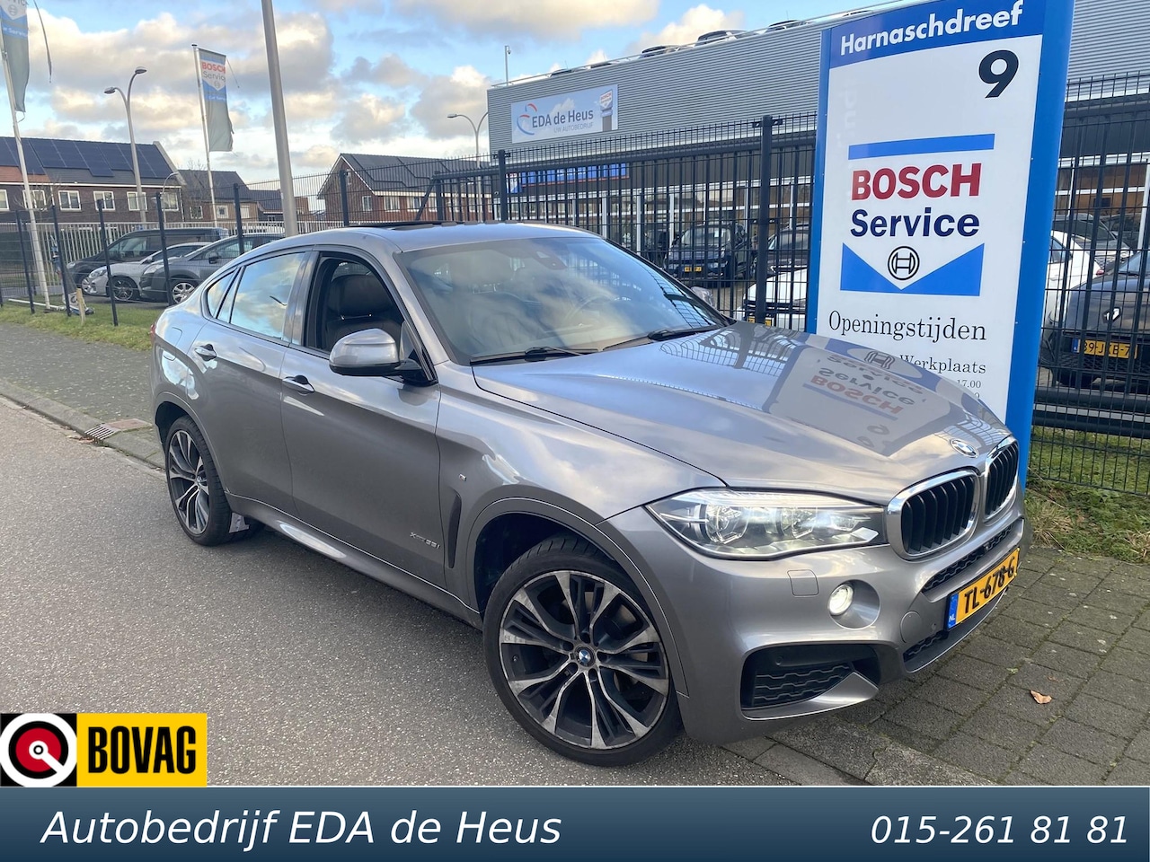 BMW X6 - xDrive35i High Executive M Sport met o.a. Harman/Kardon, dak, LED, luchtvering, 21", trekh - AutoWereld.nl