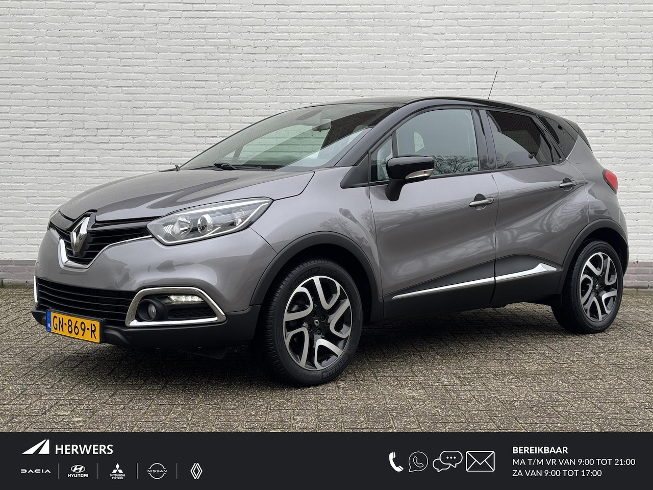 Renault Captur - 0.9 TCe Dynamique / Trekhaak / Navi / Camera / PDC / Cruise / Clima / NAP / Lederen Bekled - AutoWereld.nl