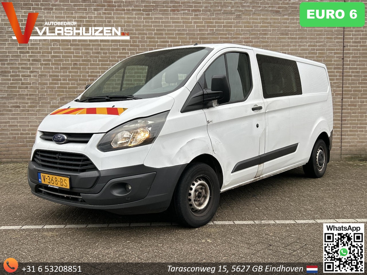 Ford Transit Custom - 290 2.0 TDCI L2H1 Ambiente DC | € 7.450,- NETTO! | Euro 6 | Airco | Bijrijdersbank | Camer - AutoWereld.nl