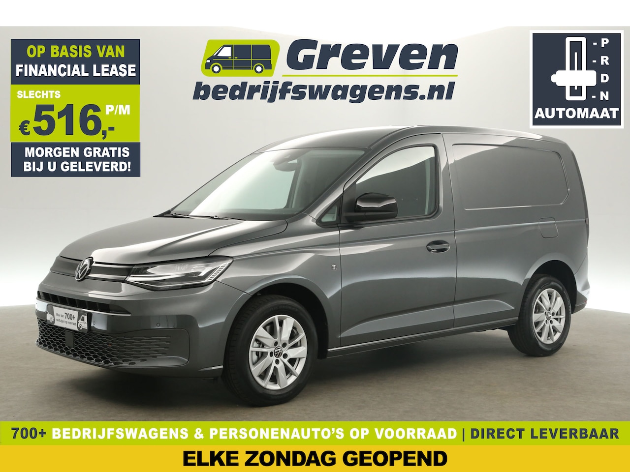 Volkswagen Caddy - 2.0 TDI Style L1H1 | NIEUW | BPM Vrij | DSG Airco Camera Cruise Carplay LED Navi 16"LMV PD - AutoWereld.nl