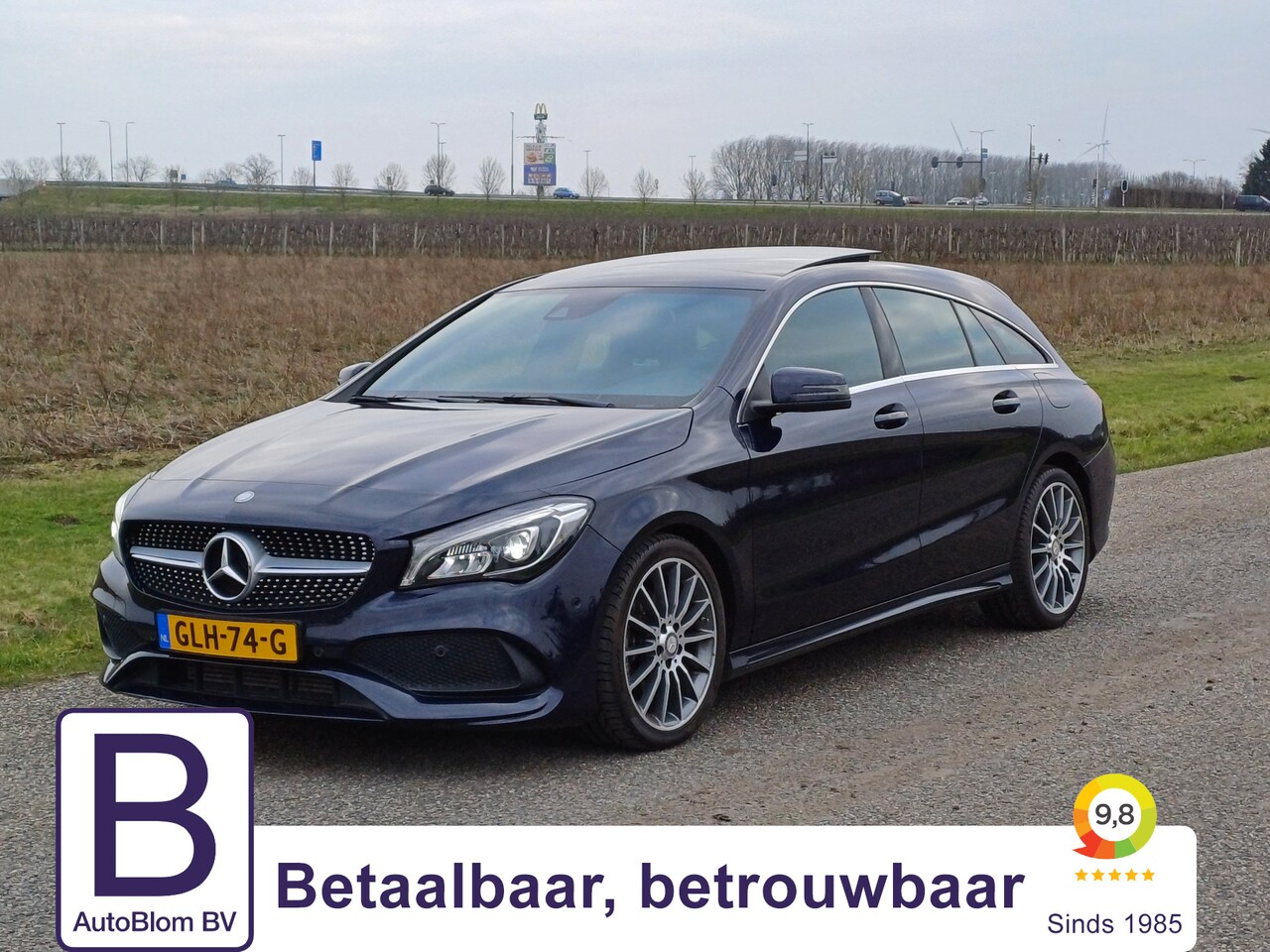 Mercedes-Benz CLA-klasse Shooting Brake - 180 /AMG Line/Pano/Leder/LED/Cruise/Stoelverw/ - AutoWereld.nl