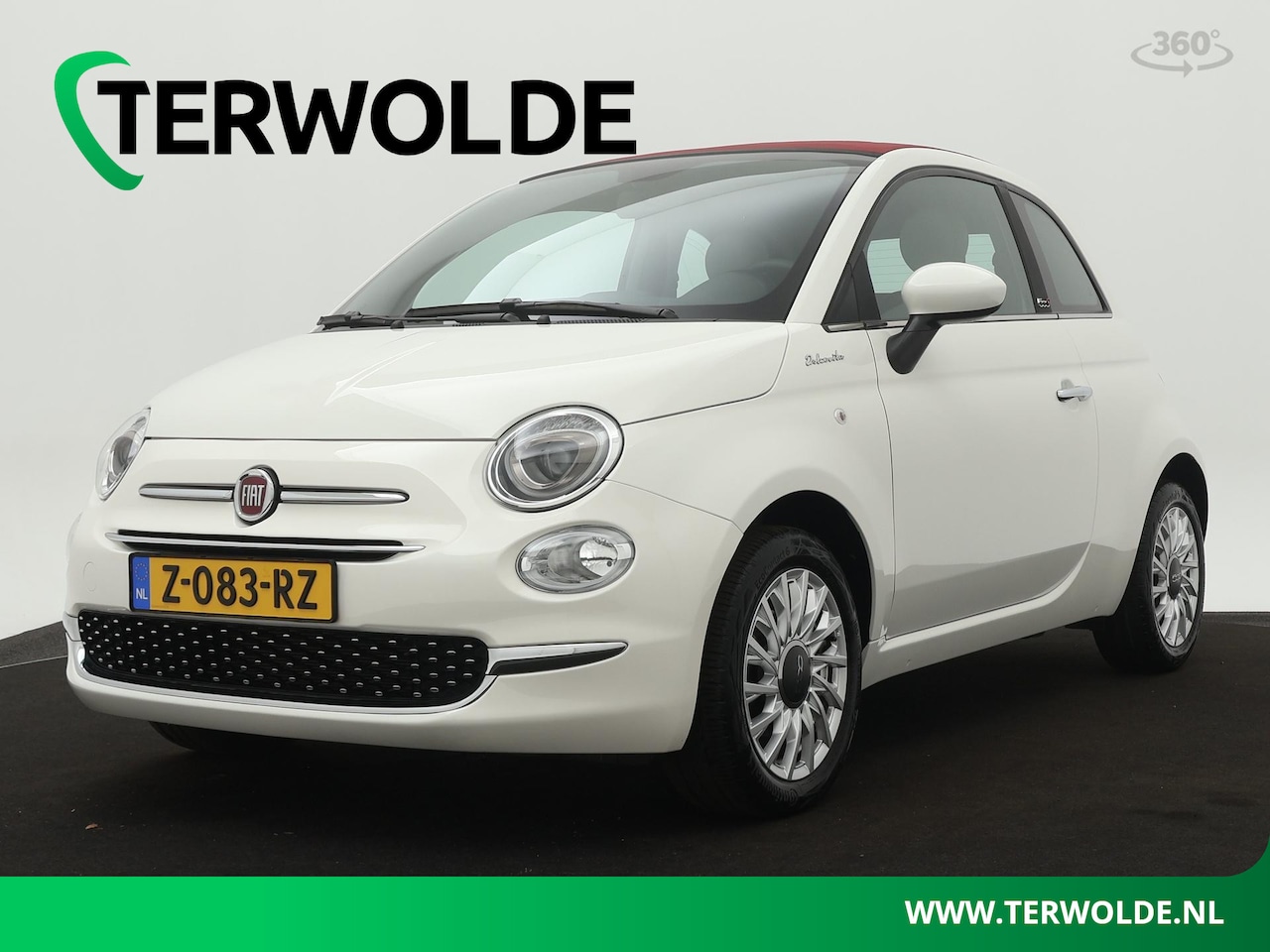 Fiat 500 C - 1.0 Hybrid Dolcevita | Climate Control | Cruise Control | Rood dak | Apple Carplay/Android - AutoWereld.nl