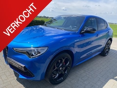 Alfa Romeo Stelvio - 2.0 T AWD Veloce Blu Misano Panorama dak Harman Kardon 21 inch