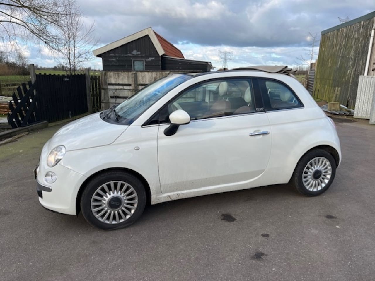 Fiat 500 C - Twin Air Turbo 2012 68.000 km Nap Cognac leder NL auto - AutoWereld.nl