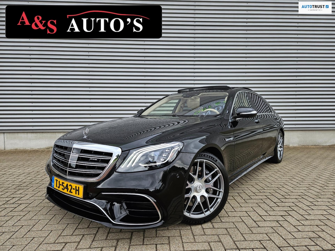 Mercedes-Benz S-klasse - AMG 63 4Matic+ Lang Premium Plus Luchtvering Massage 360 HUD ACC Masage Softclose Burmeste - AutoWereld.nl