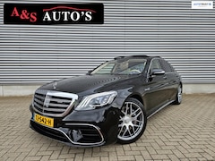 Mercedes-Benz S-klasse - AMG 63 4Matic+ Lang Premium Plus Luchtvering Massage 360 HUD ACC Masage Softclose Burmeste