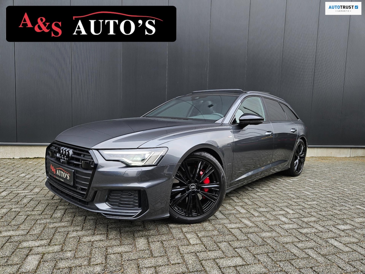 Audi A6 Avant - 55 TFSI e Quattro Competition 367pk 3x S line Panodak Matrix Nappa leder Acc Trekhaak 360c - AutoWereld.nl