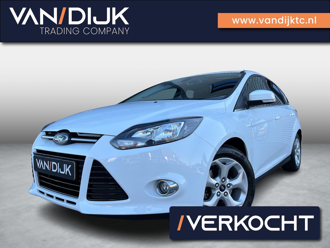 Ford Focus - 1.0 EcoBoost Titanium ✓Navigatie ✓Climate ✓Cruise ✓Voorruitverwarming ✓Keyless ✓Bluetooth - AutoWereld.nl