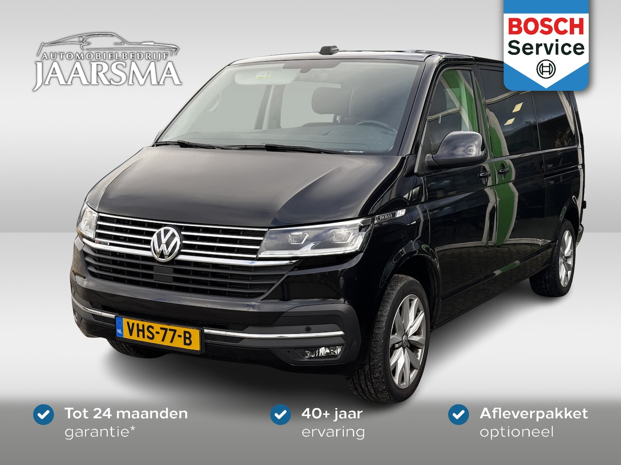 Volkswagen Transporter - 2.0 TDI L2H1 31 DC 4Motion Bulli 200pk |Dubbele Schuifdeur |Lederen bekleding | - AutoWereld.nl