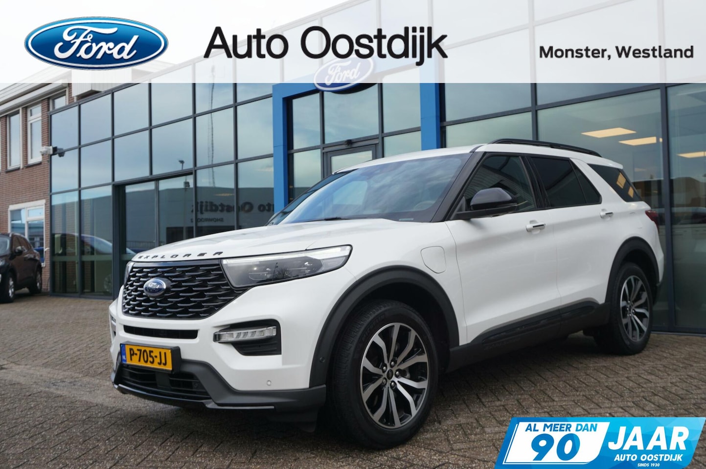 Ford Explorer - 3.0 V6 EcoBoost PHEV ST-Line 457PK Panodak Parelmoerlak Massagestoelen/Geheugen 7 Persoons - AutoWereld.nl